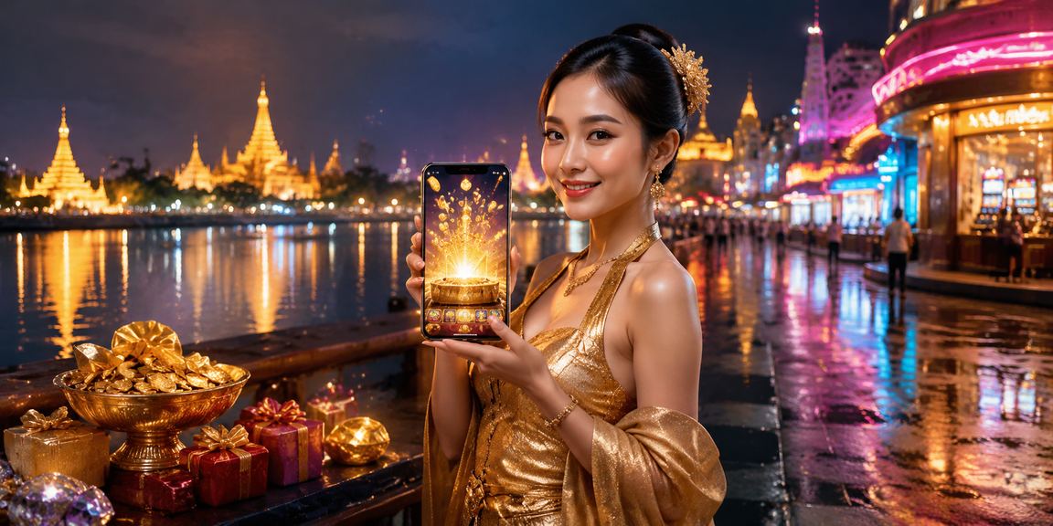 ရန်ကုန်မြို့တွင် ညရေးအချိန်မှာ live777 ဖုန်းအပ်ပလီကေးရှင်းမှ ကစားသူများ