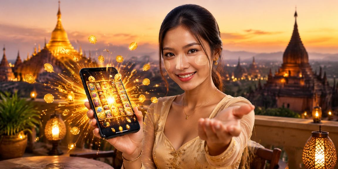 မြန်မာလောင်းကစားသူ စလိုက်မက်ဂိမ်းကစားနေသော မျက်နှာပြင်